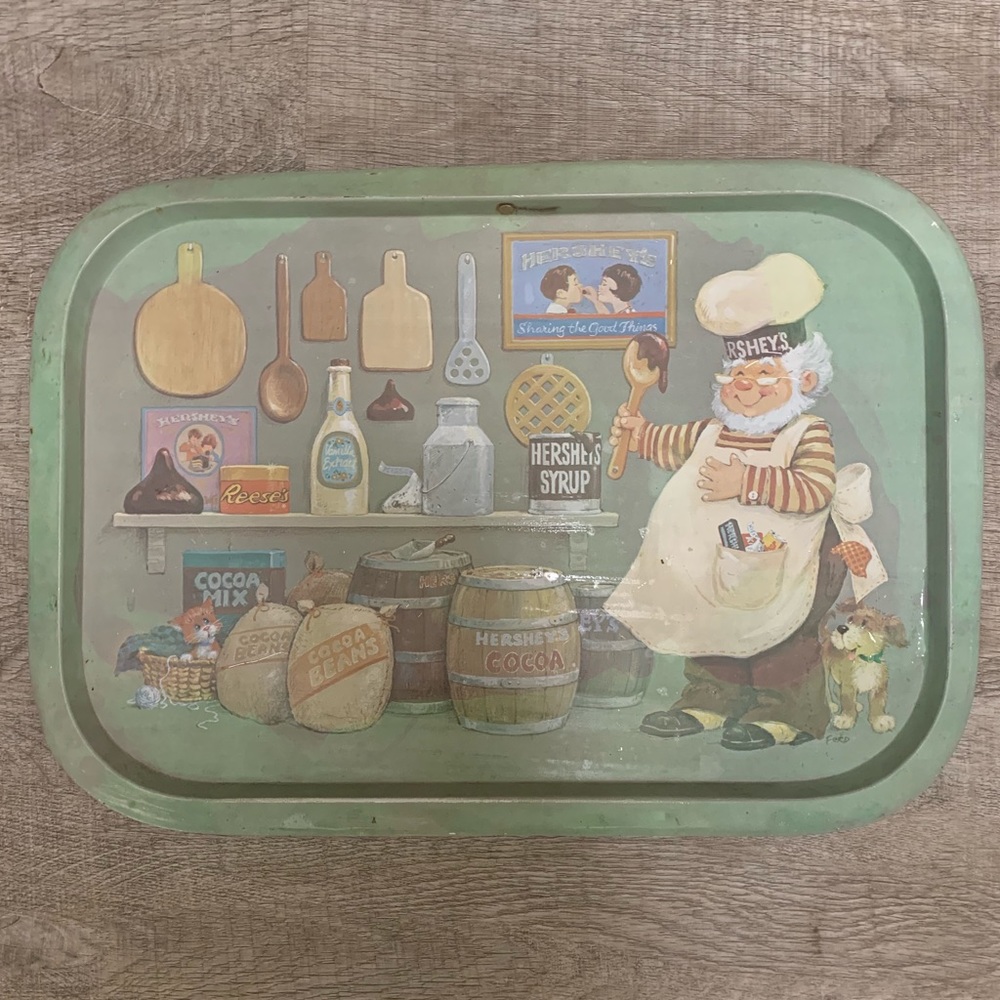 Hershey’s Tin Serving Tray